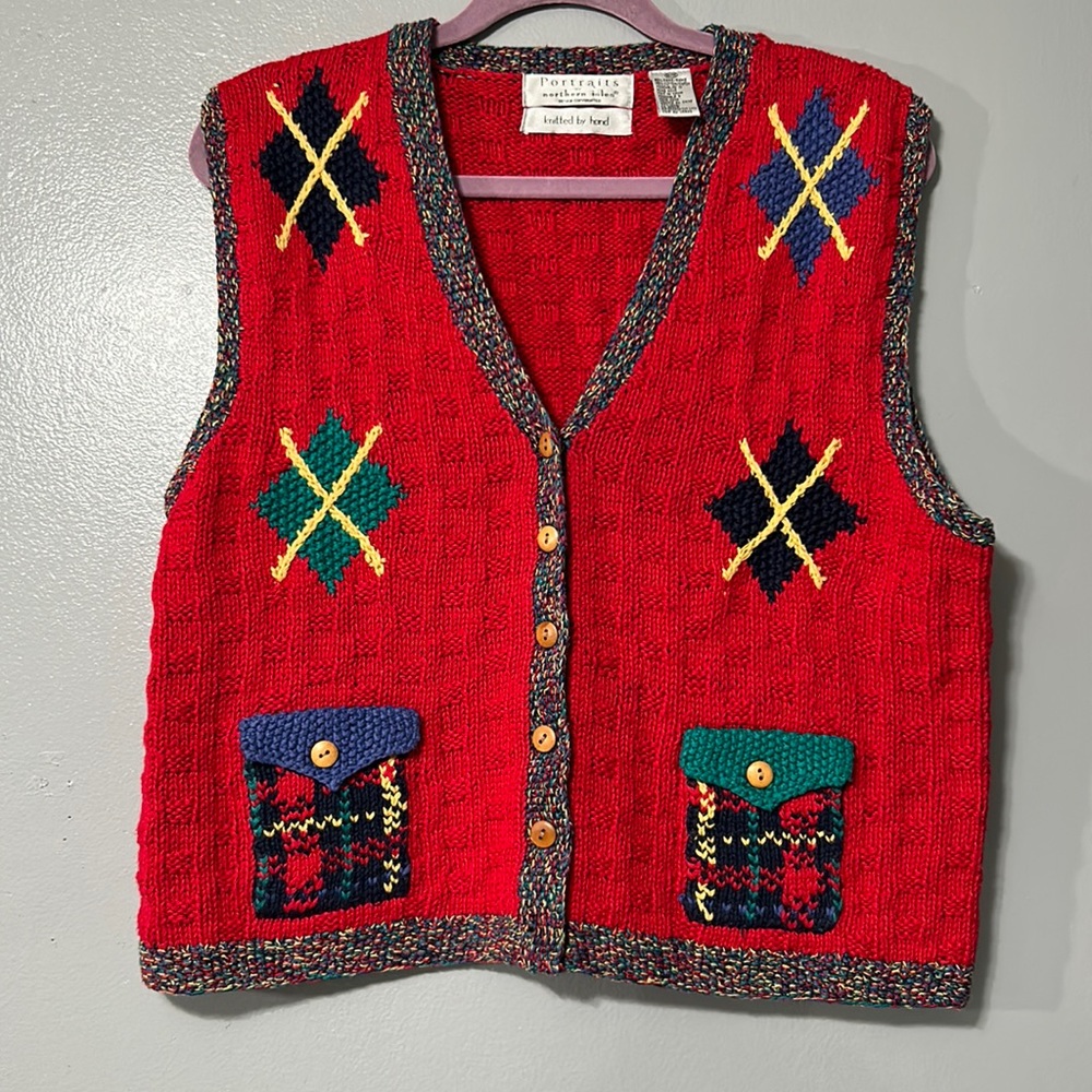 Portraits by Northern Isles knit vest